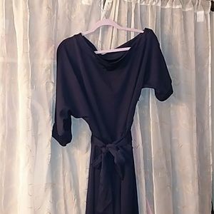 Navy blue jumpsuit